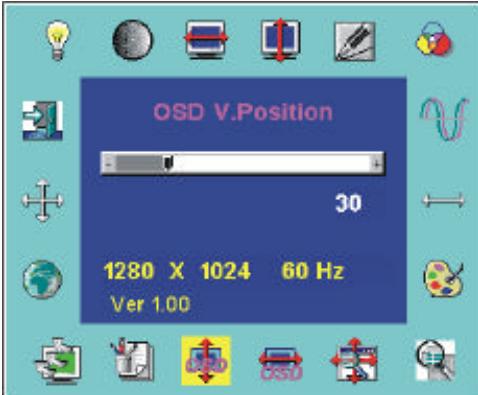 HITACHI CML170SXW - OSD Horizontal Position - 1