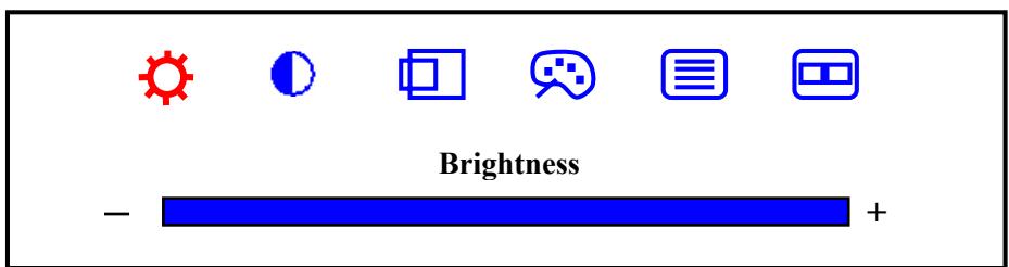 HITACHI CML171SXW - Displaying the OSD "Main Menu" - 1