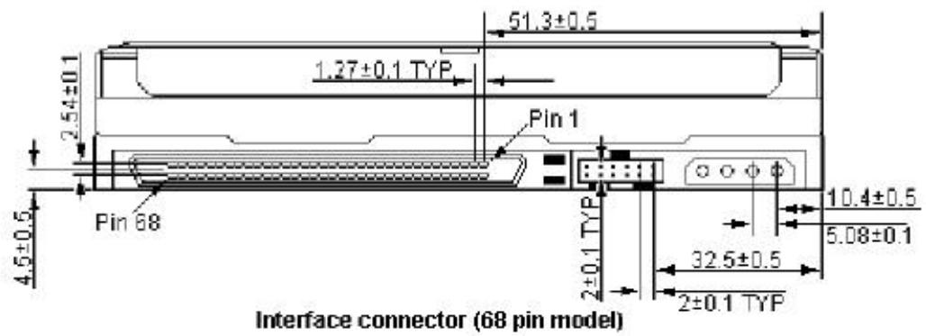 HITACHI ULTRASTAR 36LZX - Drives with 68 pin connectors - 1