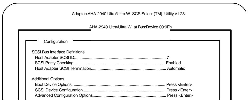 HITACHI ULTRASTAR 36LZX - Verify host adapter settings - 1
