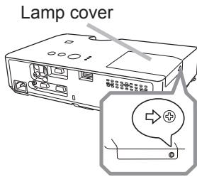 HITACHI CPX8 - Replacing the lamp - 1