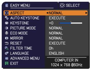 HITACHI CPX8 - EASY MENU - 1
