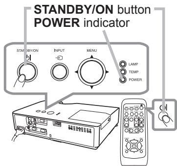HITACHI CPX8 - Turning on the power - 1