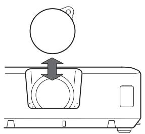 HITACHI CPX9 - Precaution for lens cover attachment and removal - 1