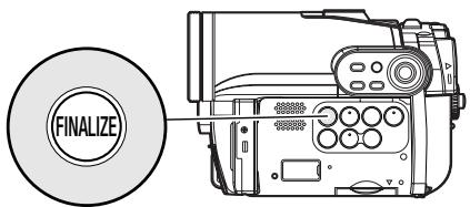 HITACHI DZ-BX35A - Using FINALIZE button to finalize a disc: - 1