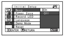 HITACHI DZ-BX35A - SWITCHING OPERATING SOUND ON OR OFF (BEEP) - 1