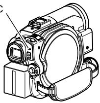 HITACHI DZ-BX35A - Do not turn the DVD video camera/ recorder off while the ACCESS/PC indicator or CARD ACCESS indicator is lit or blinking: - 1