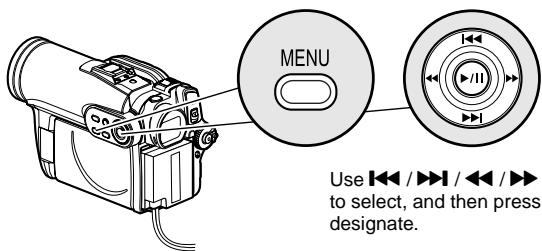 HITACHI DZ-BX35A - Setting Date and Time - 1