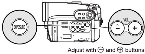 HITACHI DZ-BX35A - Adjusting Brightness of Image to be recorded (Exposure) - 2
