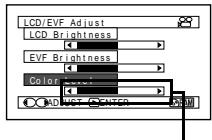 HITACHI DZ-BX35A - ADJUSTING COLOR DENSITY (COLOR LEVEL) - 3