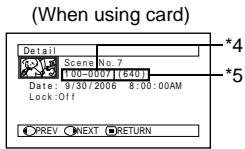 HITACHI DZ-BX35A - DISPLAYING INFORMATION USING MENU SCREEN (DETAIL) - 2