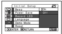 HITACHI DZ-BX35A - TURING RECORD LED ON OR OFF (RECORD LED) - 1