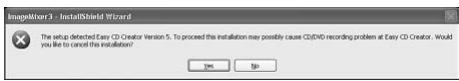 HITACHI DZ-BX35A - Executing installation: The setups for installation are now complete. Click "Install" to execute installation. - 2