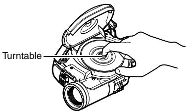 HITACHI DZ-BX35A - Inserting and Removing Disc - 3