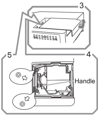 HITACHI ED-X26 - In case of replacement by yourself, follow the following procedure. - 2