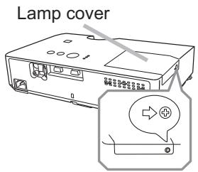 HITACHI ED-X26 - Replacing the lamp - 1