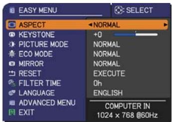 HITACHI ED-X26 - EASY MENU - 1