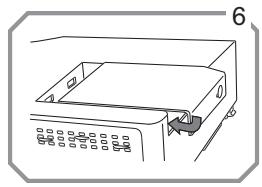 HITACHI ED-X26 - Replacing the lamp - 3