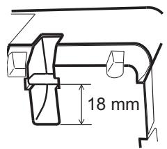 HITACHI ED-X26 - Using the security bar and slot - 2
