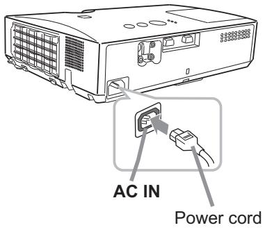 HITACHI ED-X26 - Connecting power supply - 1