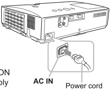 HITACHI ED-X26 - Connecting power supply - 1
