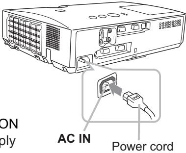 HITACHI ED-X50 - Connecting power supply - 1