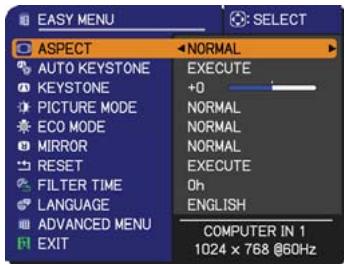 HITACHI ED-X50 - EASY MENU - 1