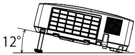 HITACHI ED-X50 - Adjusting the projector's elevator - 1