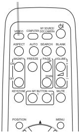 HITACHI ED-X50 - Selecting an input signal (continued) - 3