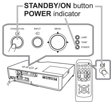 HITACHI ED-X50 - Turning off the power - 1