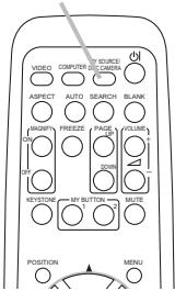 HITACHI ED-X50 - Selecting an input signal (continued) - 4