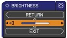 HITACHI ED-X50 - Indication in OSD (On Screen Display) - 1