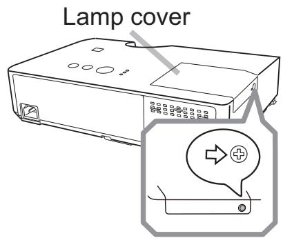 HITACHI CP-RX94 - Replacing the lamp - 1