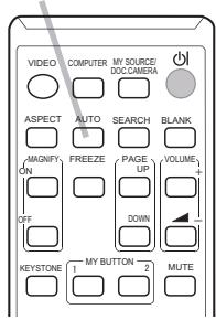 HITACHI CP-RX94 - Adjusting the position - 1