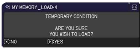 HITACHI CP-RX94 - Indication in OSD (On Screen Display) - 3