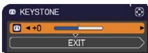 HITACHI CP-RX94 - Correcting the keystone distortions - 2