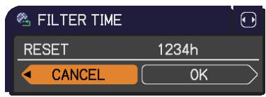 HITACHI CP-RX94 - Indication in OSD (On Screen Display) - 2
