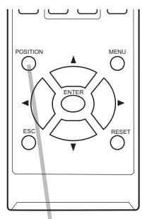 HITACHI CP-RX94 - Adjusting the position - 2
