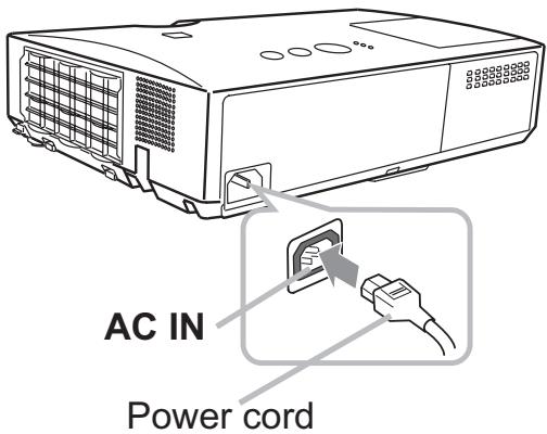 HITACHI CP-RX94 - Connecting power supply - 1