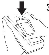 HITACHI CP-RX94 - Preparing for the remote control - 3