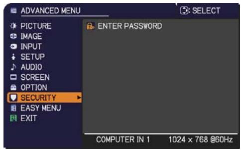 HITACHI CP-RX94 - If you have forgotten your password - 1