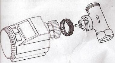 QUIGG MD 12460 - Montage du thermostat radiateur programmable - 4