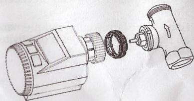QUIGG MD 12460 - Montage du thermostat radiateur programmable - 2
