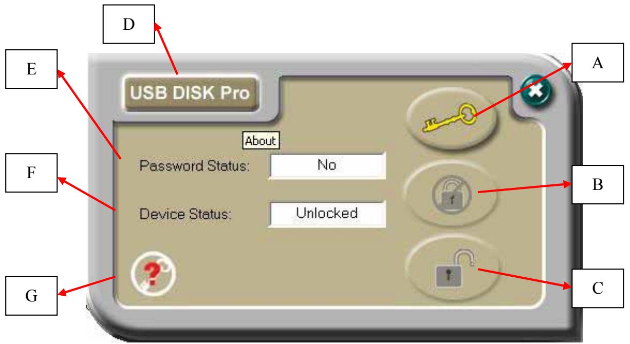 MEMUP LOGICIEL DE SECURITE CLE USB - écran principal - 1