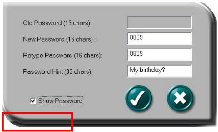 MEMUP LOGICIEL DE SECURITE CLE USB - configuration du mot de passe - 2