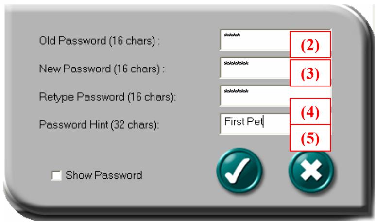 MEMUP LOGICIEL DE SECURITE CLE USB - modification du mot de passe - 2