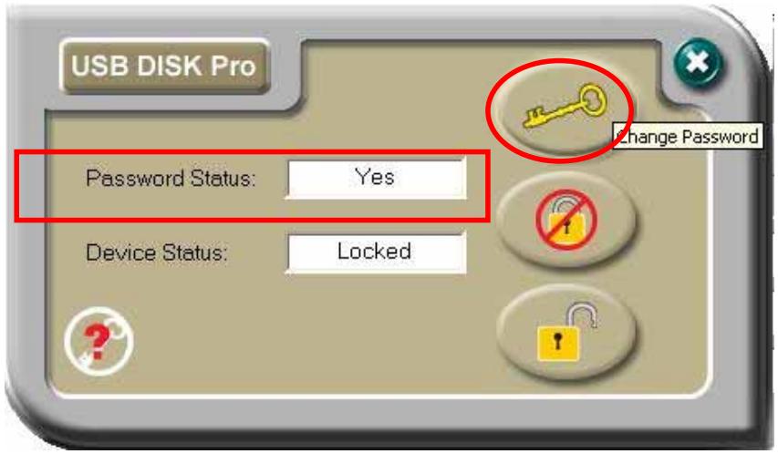 MEMUP LOGICIEL DE SECURITE CLE USB - modification du mot de passe - 1