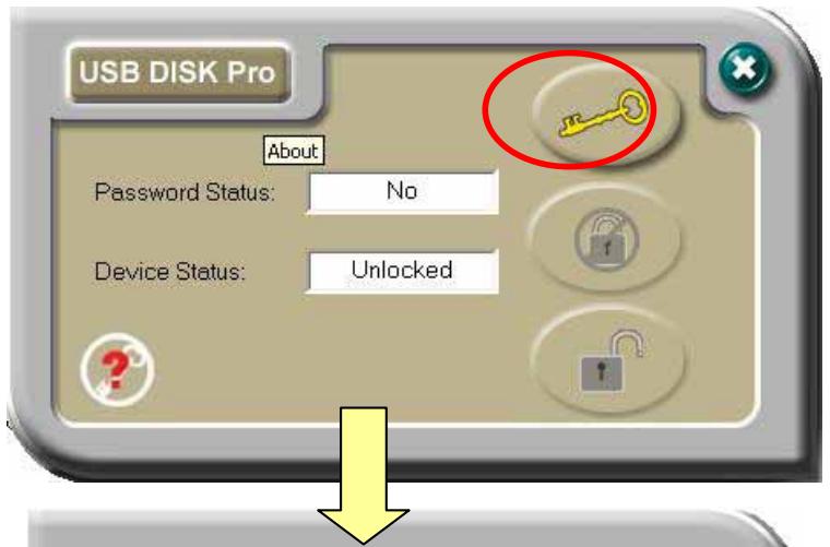 MEMUP LOGICIEL DE SECURITE CLE USB - configuration du mot de passe - 1