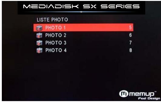 MEMUP MEDIADISK SX SERIES - Photo Menu - 1