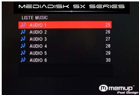 MEMUP MEDIADISK SX SERIES - Music Menu - 1